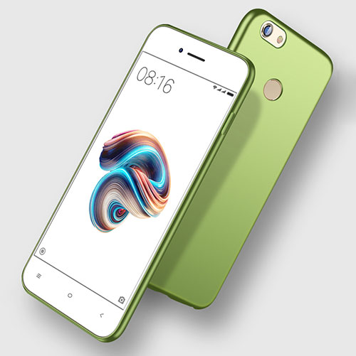 Hard Rigid Plastic Matte Finish Snap On Case for Xiaomi Redmi Y1 Green