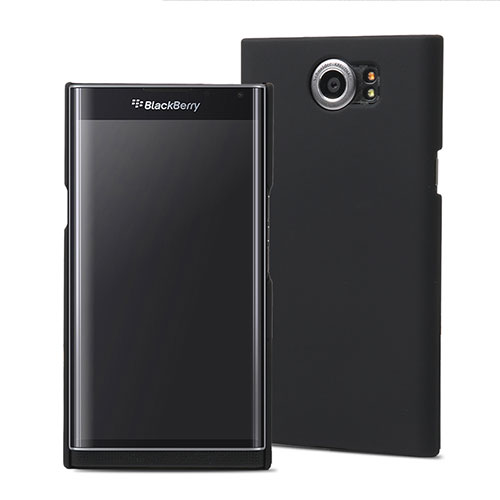 Hard Rigid Plastic Matte Finish Snap On Case M01 for Blackberry Priv Black