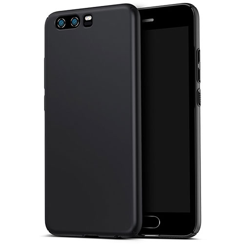 Hard Rigid Plastic Matte Finish Snap On Case M01 for Huawei P10 Black