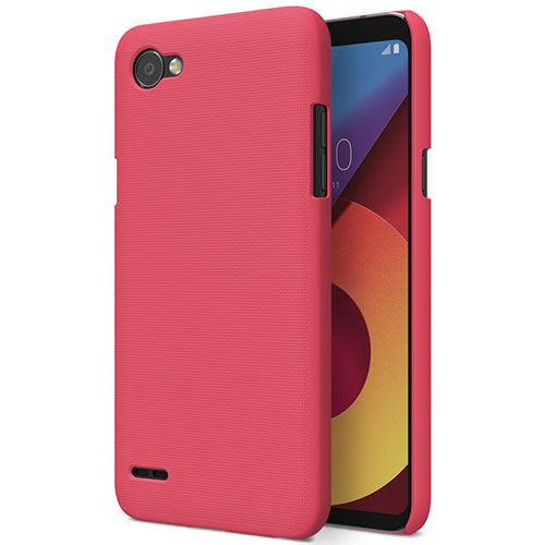 Hard Rigid Plastic Matte Finish Snap On Case M01 for LG Q6 Red