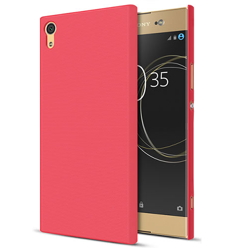 Hard Rigid Plastic Matte Finish Snap On Case M01 for Sony Xperia XA1 Ultra Red