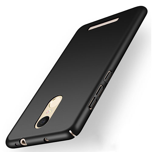 Hard Rigid Plastic Matte Finish Snap On Case M01 for Xiaomi Redmi Note 3 MediaTek Black