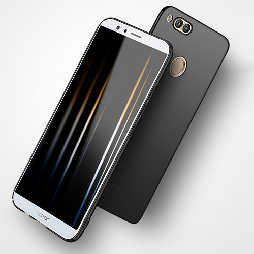 Hard Rigid Plastic Matte Finish Snap On Case M02 for Huawei Honor 7X Black