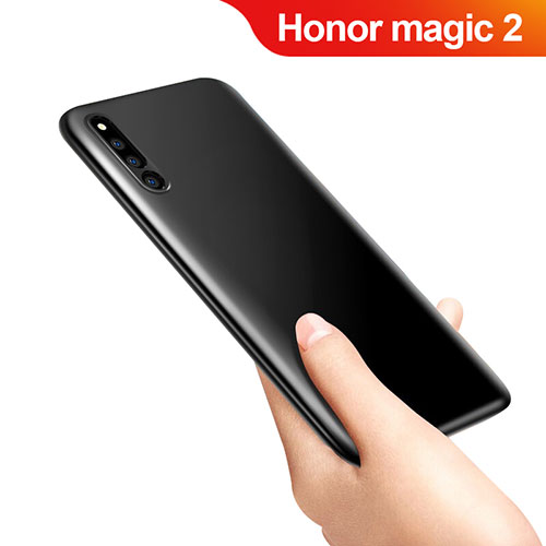 Hard Rigid Plastic Matte Finish Snap On Case M02 for Huawei Honor Magic 2 Black
