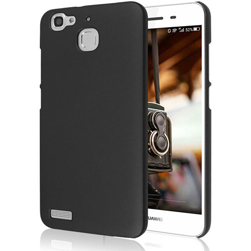 Hard Rigid Plastic Matte Finish Snap On Case M02 for Huawei P8 Lite Smart Black