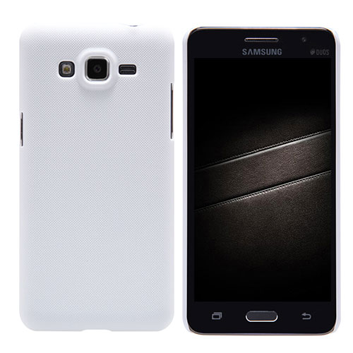 Hard Rigid Plastic Matte Finish Snap On Case M02 for Samsung Galaxy Grand Prime 4G G531F Duos TV White