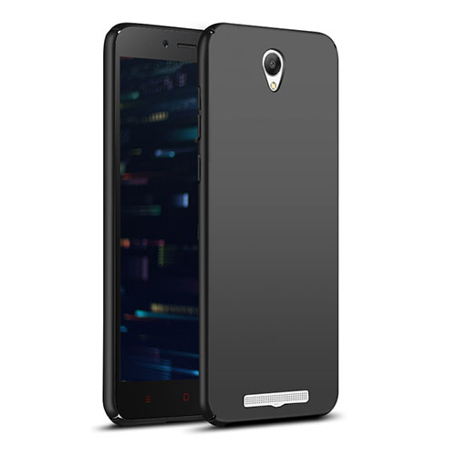 Hard Rigid Plastic Matte Finish Snap On Case M02 for Xiaomi Redmi Note 2 Black