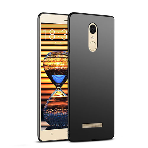 Hard Rigid Plastic Matte Finish Snap On Case M02 for Xiaomi Redmi Note 3 MediaTek Black