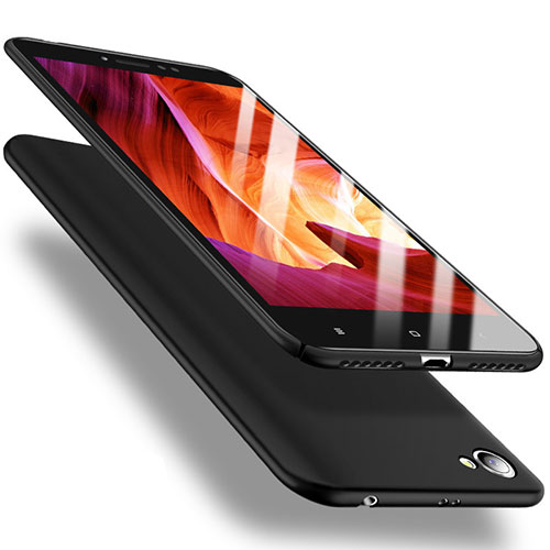 Hard Rigid Plastic Matte Finish Snap On Case M02 for Xiaomi Redmi Note 5A Standard Edition Black