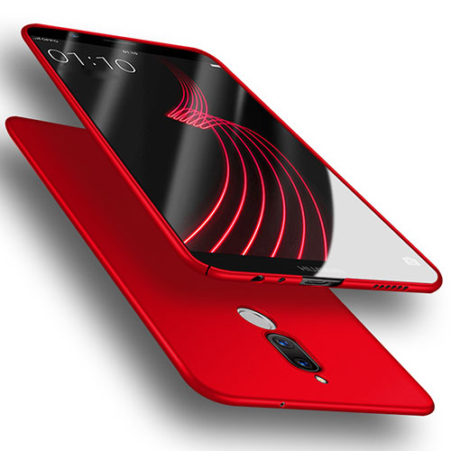 Hard Rigid Plastic Matte Finish Snap On Case M03 for Huawei G10 Red