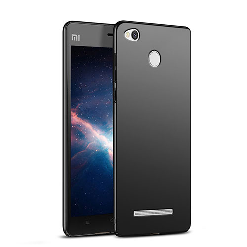 Hard Rigid Plastic Matte Finish Snap On Case M03 for Xiaomi Redmi 3X Black