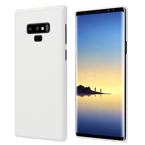 Hard Rigid Plastic Matte Finish Snap On Case M04 for Samsung Galaxy Note 9 White