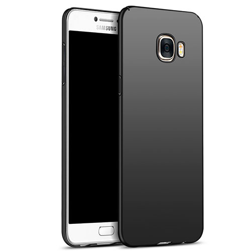 Hard Rigid Plastic Matte Finish Snap On Case M05 for Samsung Galaxy C7 SM-C7000 Black