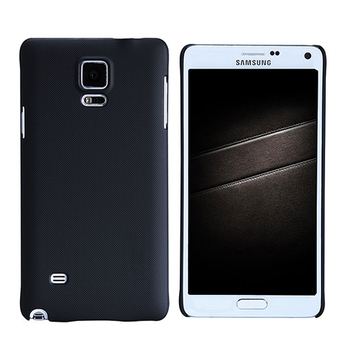Hard Rigid Plastic Matte Finish Snap On Case M05 for Samsung Galaxy Note 4 Duos N9100 Dual SIM Black
