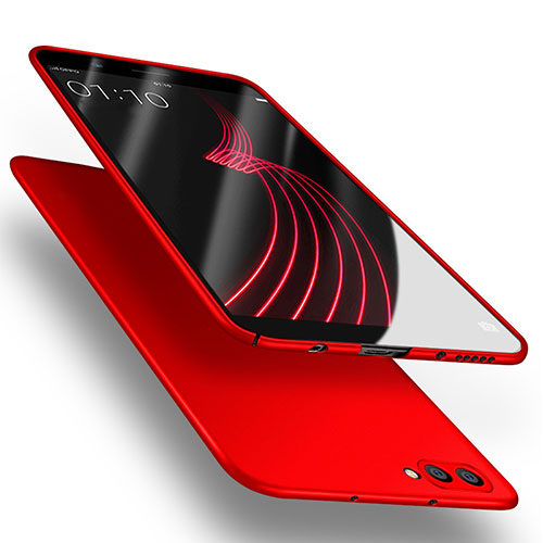 Hard Rigid Plastic Matte Finish Snap On Case M06 for Huawei Honor V10 Red
