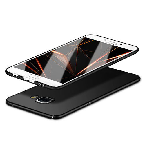 Hard Rigid Plastic Matte Finish Snap On Case M06 for Samsung Galaxy C7 SM-C7000 Black