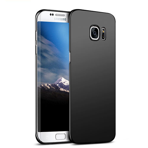 Hard Rigid Plastic Matte Finish Snap On Case M06 for Samsung Galaxy S7 Edge G935F Black