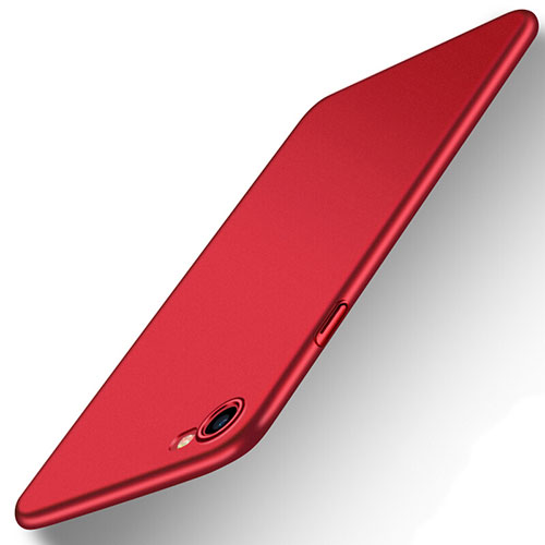 Hard Rigid Plastic Matte Finish Snap On Case M07 for Apple iPhone 8 Red