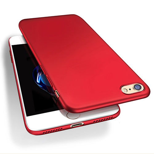 Hard Rigid Plastic Matte Finish Snap On Case Q03 for Apple iPhone SE (2020) Red