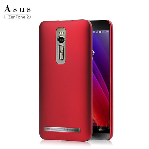 Hard Rigid Plastic Matte Finish Snap On Cover for Asus Zenfone 2 ZE551ML ZE550ML Red