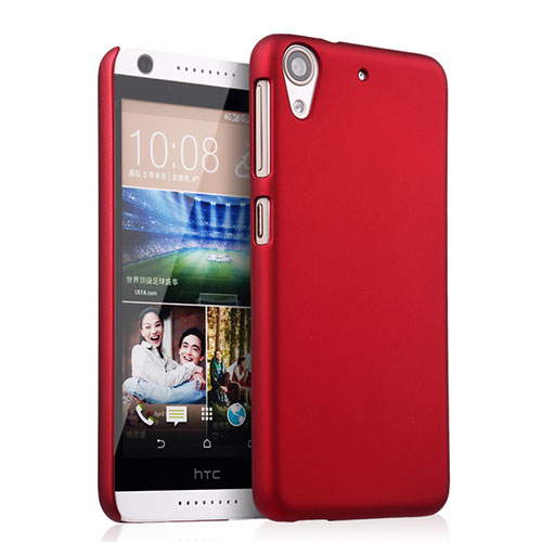 Hard Rigid Plastic Matte Finish Snap On Cover for HTC Desire 626 Red