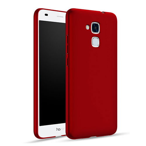 Hard Rigid Plastic Matte Finish Snap On Cover for Huawei GT3 Red