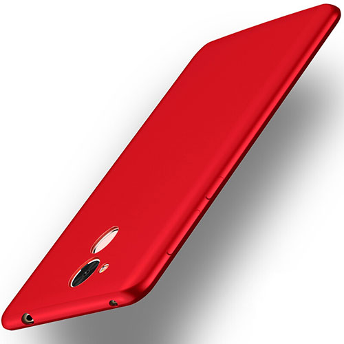 Hard Rigid Plastic Matte Finish Snap On Cover for Huawei Honor 6A Red
