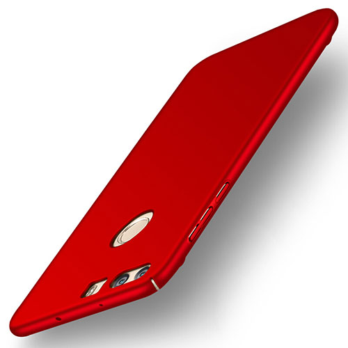 Hard Rigid Plastic Matte Finish Snap On Cover for Huawei Honor 8 Red