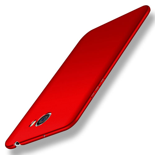 Hard Rigid Plastic Matte Finish Snap On Cover for Huawei Honor Play 5 Red