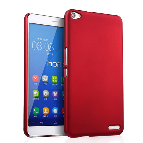Hard Rigid Plastic Matte Finish Snap On Cover for Huawei MediaPad X2 Red
