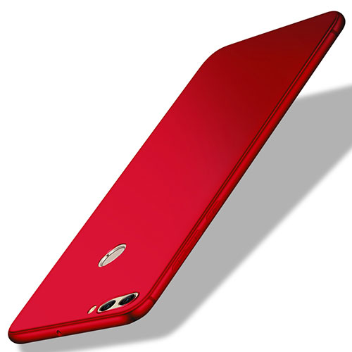 Hard Rigid Plastic Matte Finish Snap On Cover for Huawei Nova 2 Plus Red