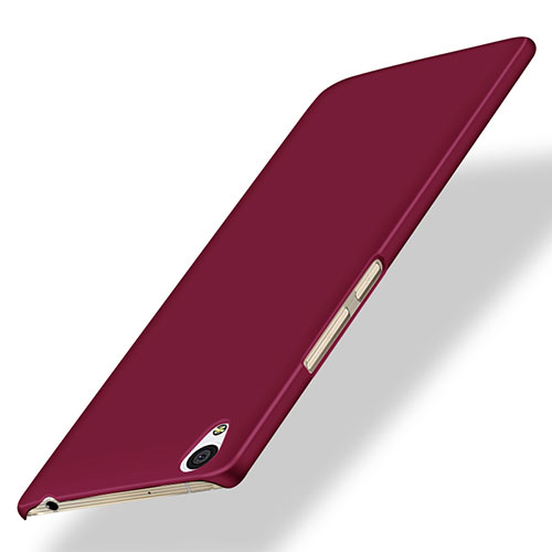 Hard Rigid Plastic Matte Finish Snap On Cover for OnePlus X Red