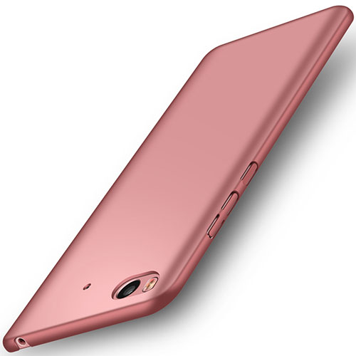 Hard Rigid Plastic Matte Finish Snap On Cover for Xiaomi Mi 5S 4G Rose Gold