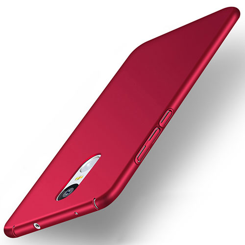 Hard Rigid Plastic Matte Finish Snap On Cover for Xiaomi Redmi Note 4X Red
