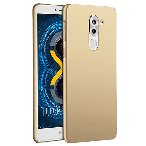 Hard Rigid Plastic Matte Finish Snap On Cover M01 for Huawei GR5 (2017) Gold