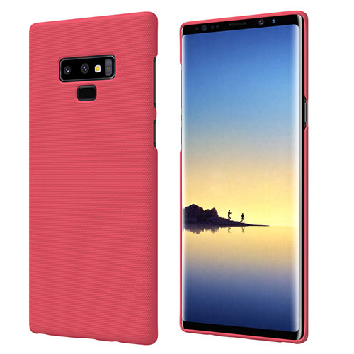 Hard Rigid Plastic Matte Finish Snap On Cover M04 for Samsung Galaxy Note 9 Red