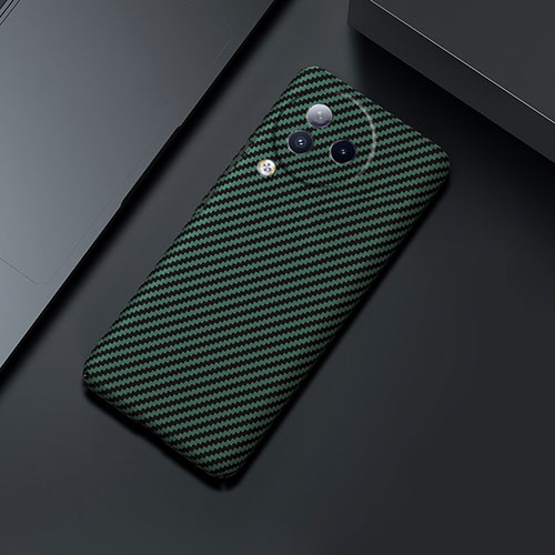 Hard Rigid Plastic Matte Finish Twill Snap On Case Cover for Xiaomi Civi 3 5G Green
