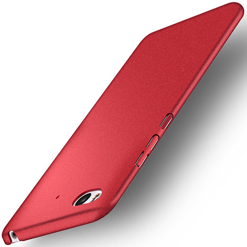 Hard Rigid Plastic Quicksand Case for Xiaomi Mi 5S 4G Red