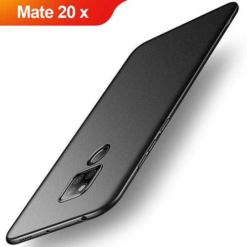 Hard Rigid Plastic Quicksand Cover Case for Huawei Mate 20 X 5G Black