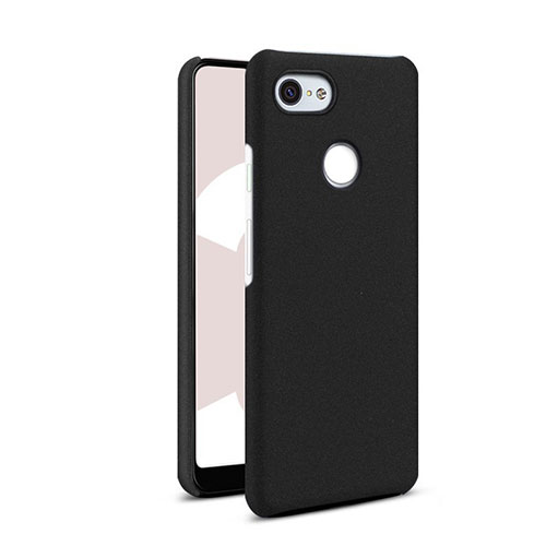 Hard Rigid Plastic Quicksand Cover Case Q01 for Google Pixel 3 Black