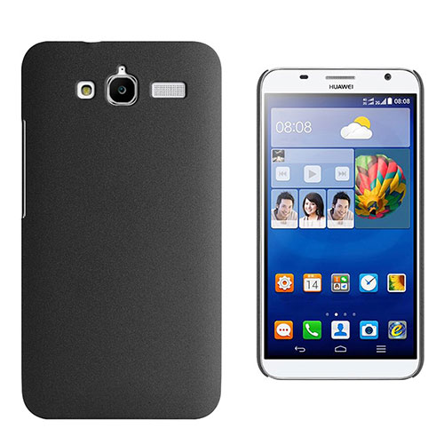 Hard Rigid Plastic Quicksand Cover for Huawei Ascend GX1 Black