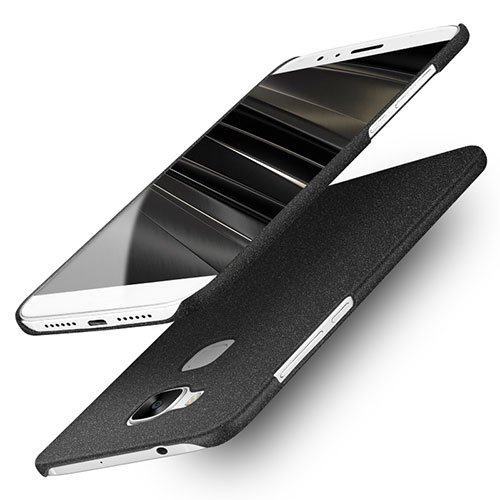 Hard Rigid Plastic Quicksand Cover for Huawei G7 Plus Black