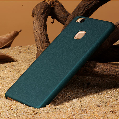 Hard Rigid Plastic Quicksand Cover for Huawei G9 Lite Blue
