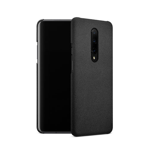 Hard Rigid Plastic Quicksand Cover for OnePlus 7 Pro Black