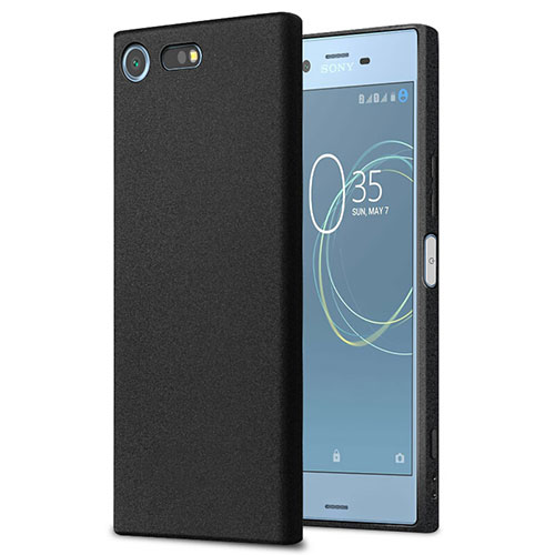 Hard Rigid Plastic Quicksand Cover for Sony Xperia XZ Premium Black