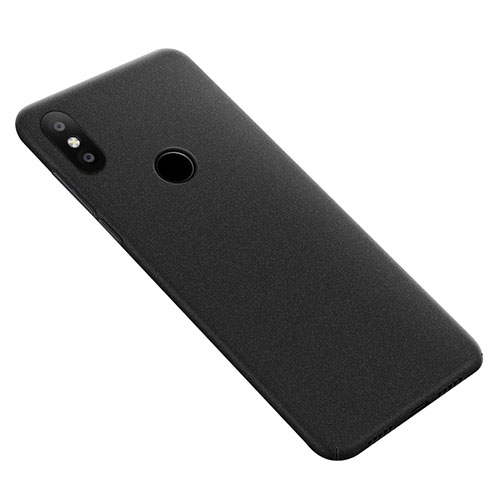 Hard Rigid Plastic Quicksand Cover for Xiaomi Mi Max 3 Black