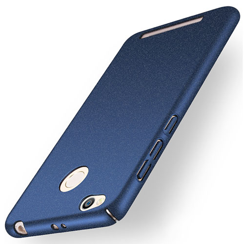 Hard Rigid Plastic Quicksand Cover for Xiaomi Redmi 3 High Edition Blue