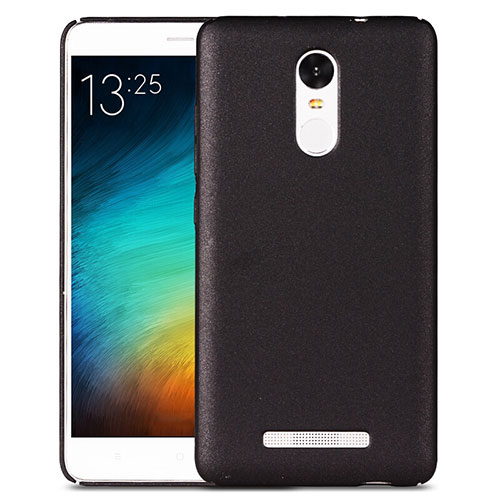 Hard Rigid Plastic Quicksand Cover for Xiaomi Redmi Note 3 Pro Black