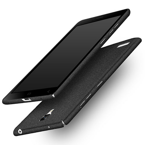 Hard Rigid Plastic Quicksand Cover Q01 for Xiaomi Redmi Note 4G Black