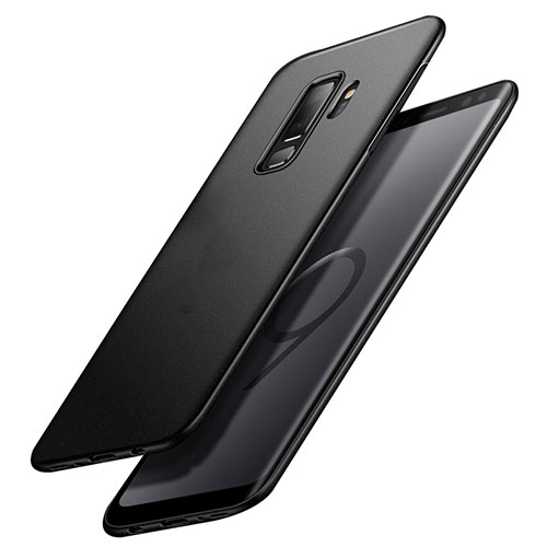 Hard Rigid Plastic Quicksand Cover Q02 for Samsung Galaxy S9 Plus Black
